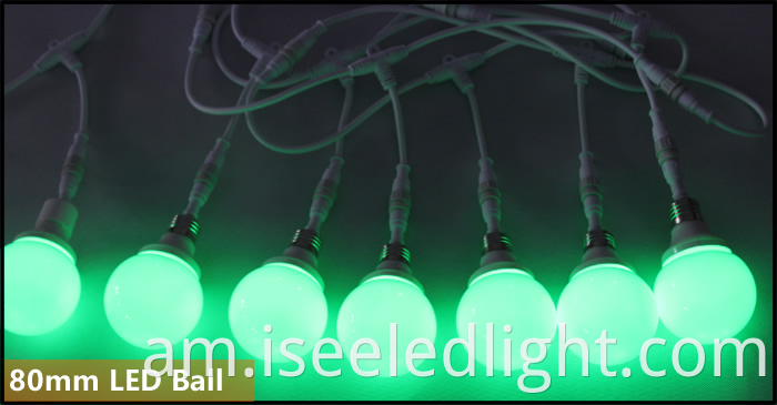 DMX512 RGB LED Bulb Light